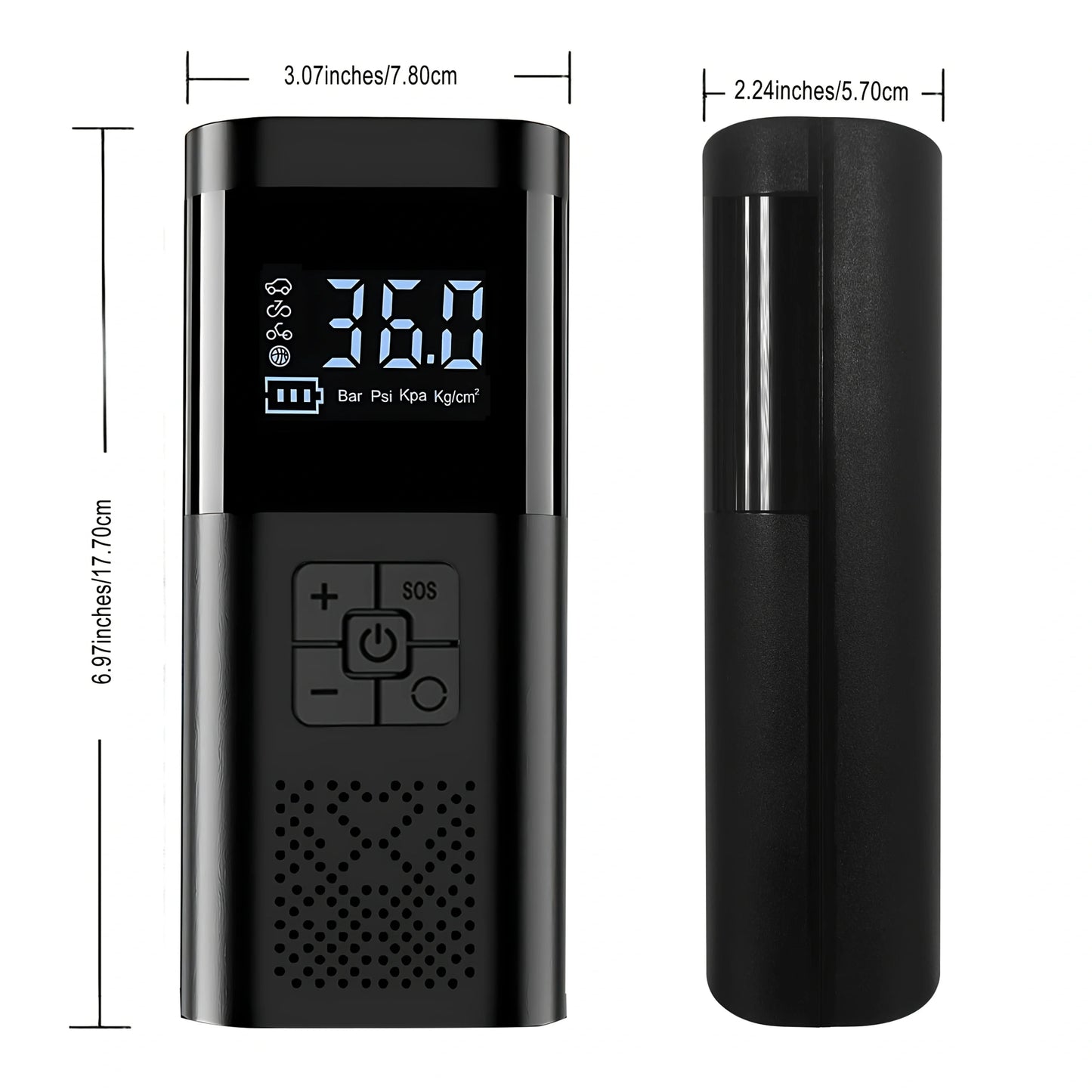 Portable Car Tire Inflator Air Compressor