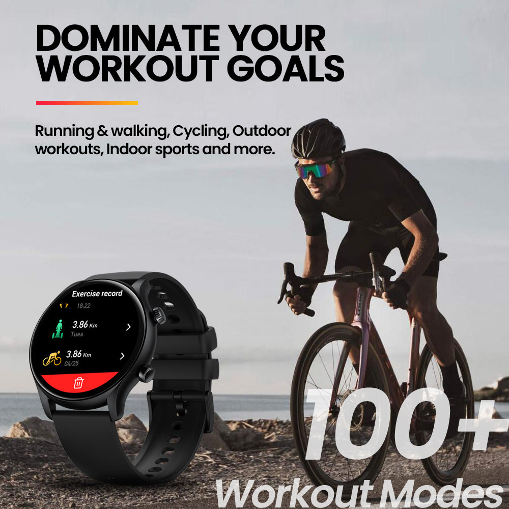 Zeblaze Btalk 3 Plus Smart Watch - Bluetooth Calling, 1.39" HD Display, 100+ Sports Modes, 24/7 Health Monitor, Fitness Tracker for Men & Women
